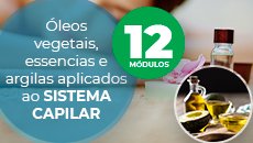 Óleos vegetais, essencias e argilas aplicados ao sistema capilar-capa SITE